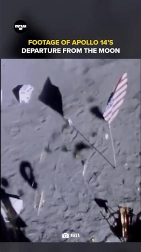 Apollo 14’s Historic Departure from the Moon #shorts #space