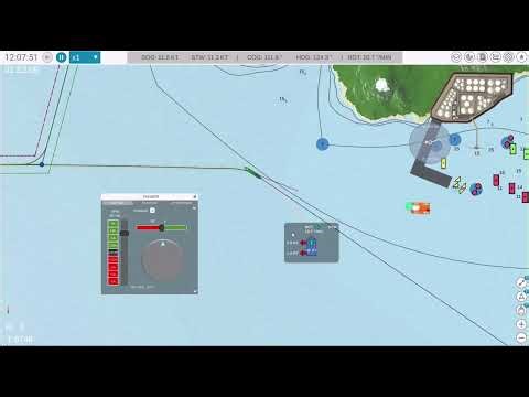 NavSimulator: How to Control a Single Screw Vessel for Precise Maneuvering