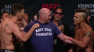 227K views · 336 shares | There's two title fights at UFC 187 tonight and the first, Chris Weidman vs. Vitor Belfort got very heated at the weigh-ins! Who leaves with the strap? | UFC | Facebook