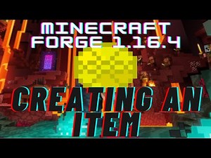 Creating an Item - Minecraft Forge 1.16.4 Modding Tutorial