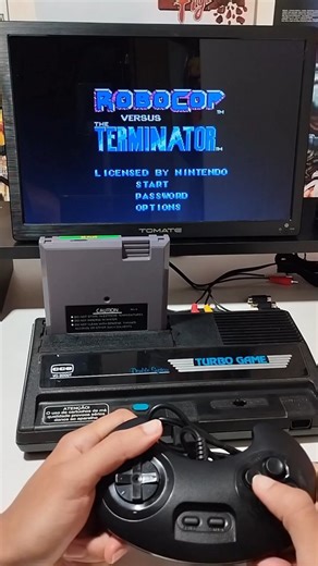 VAZOU A ROM: ROBOCOP VS. TERMINATOR DE NES 8-BIT #robocop #retrogaming #videogames