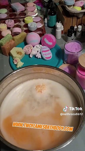 Handmade Bath Bombs: DIY with Two Flames Bath & Body
