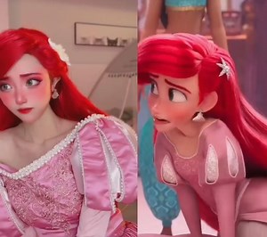 14K views · 483 reactions | 隆‍♀️Ariel Cosplay by tiktok.com/@xiaorouseeu1231 #ariel #disney #cosplay #trending #mermaid #thelittlemermaid #cosplaygirl #cosplay #arielcosplay #disneycosplay #sidebysidecosplay #cartooncosplay #halloweenideas | EZCosplay Costumes | Facebook