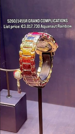 Patek Philippe Aquanaut Rainbow 5260/1455R GRAND COMPLICATIONS Luxury Watches Uhr haute horlogerie
