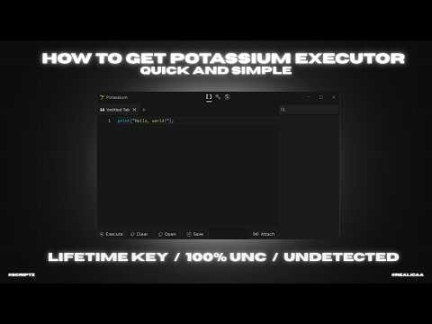 How To Get Lifetime Potassium Executor