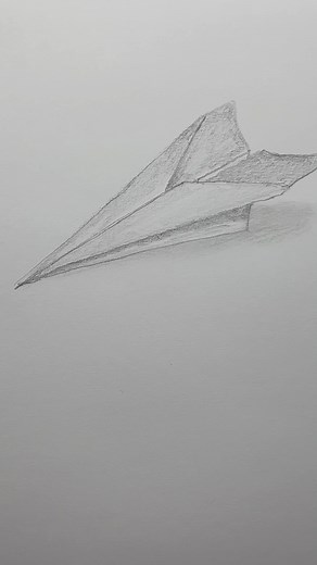 Draw a paper plane ✈️ Easy drawing lesson for beginners on how to draw a paper plane. #drawinglesson | Mark Liam Smith