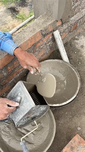 How to Use Plaster Machine for Elevation Work #viral