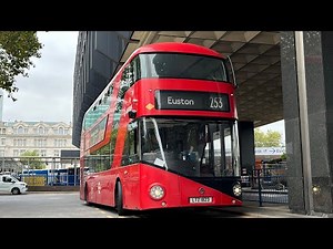 Full Route Visual. Route 253: Hackney Central - Euston | New Routemaster LT823 LTZ1823