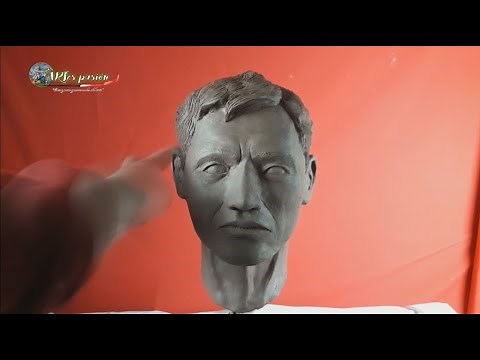 MODELADO DE BUSTO EN ARCILLA / Como realizar canon del rostro humano en arcilla
