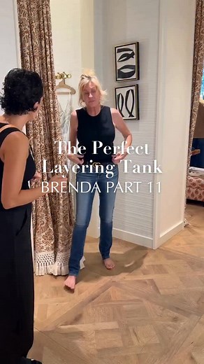 Eugenia Battaglia | Client styling days always remind me: the best outfits start with great basics. This tank is polished, comfy, and layers like a dream. I... | Instagram