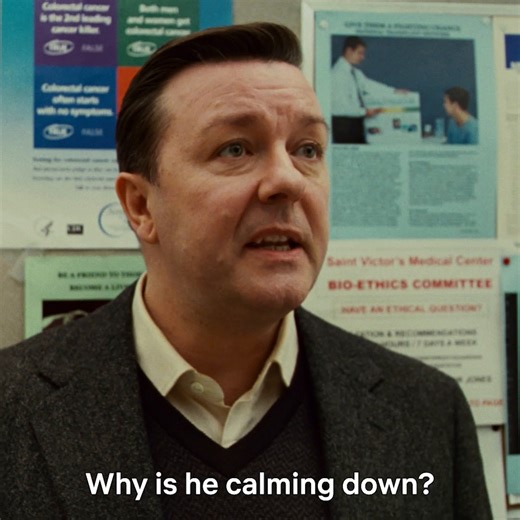 Turns out dying for a little bit has side effects, who would've thought?! Ricky Gervais and Kristen Wiig star in GHOST TOWN, now playing on Netflix UK/IE. | Netflix