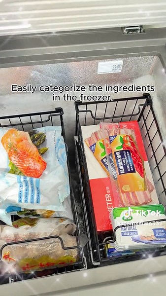 Perfect Freezer Organization with Storage Baskets