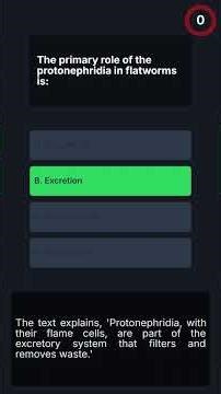 ANIMAL PHYLA FUNDAMENTALS: A QUICK QUIZ