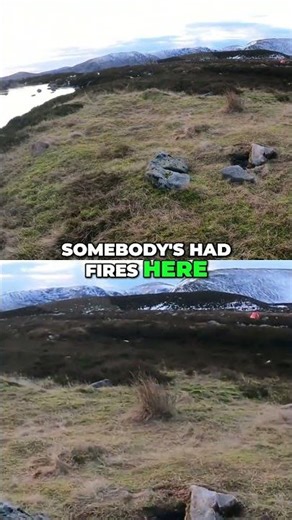 Stunning Camp Spot! & Amazing Loch Views! #mountains #camping #hiking #scotland