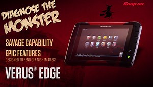 Prepare yourself for the monster of the service bay; the VERUS Edge Diagnostic System keeps your data one touch away. #MonsterSales | Snap-on Tools