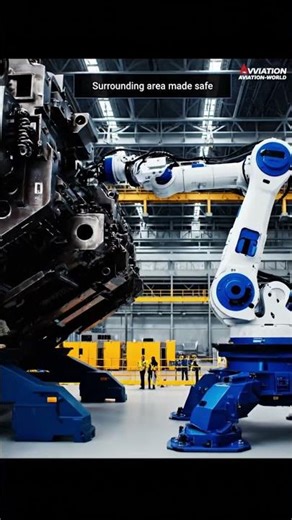 Robot Prevents Factory Machinery Accident.