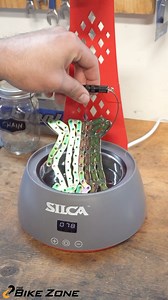 Waxing a bike chain reduces friction, keeps it clean, extends its lifespan, improves performance, repels water, and requires less maintenance—perfect for a smooth, efficient ride. #thebikezone #cycling #bikes #bicycles #roadbike #roadbikes #roadcycling #strava #triathlon #dropbar #gravelbike #ttbike #aerobike #cyclocross #zwift #mtb #mtblife #mtblifestyle #mountainbike #mountainbikes #mountainbiking #xcmtb #enduromtb #freeridemtb #downhillmtb #downhillmountainbiking | The Bike Zone