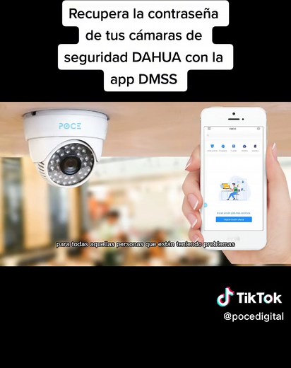 Cómo recuperar contraseña en DMSS para cámaras de seguridad