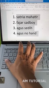 dicoba ya #microsoftword #belajarngetik #belajarexcel #belajarkomputer #tutorialkomputer | AM Tutorial