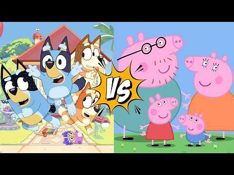 Bluey vs. Peppa Pig: The Ultimate Showdown! Who Wins?