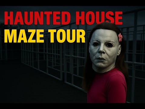 Backyard Haunted House Stage 1 👻 Kids’ Maze Tour & Dad’s Scary Chase!