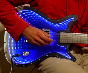 This Cool Custom Guitar Has an Infinity Mirror Body