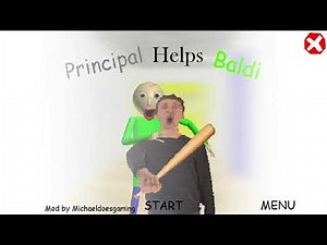 Baldi's Basics But The Principal Is Helping Baldi