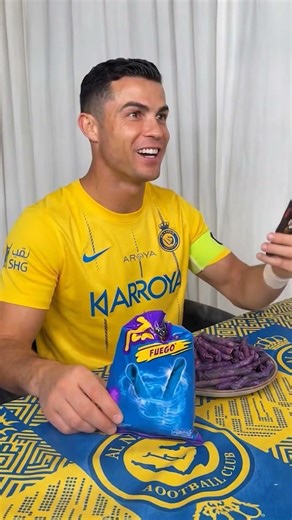 When Haaland's joke is UNFUNNY😅❤️🍟 #football #ronaldo #haaland