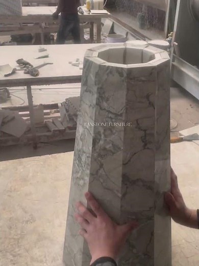 Factory Insider: How We Laminate & Assemble a MARBLE Cone Table Leg