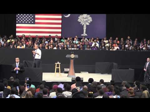 Trace Adams gets an answer from Obama