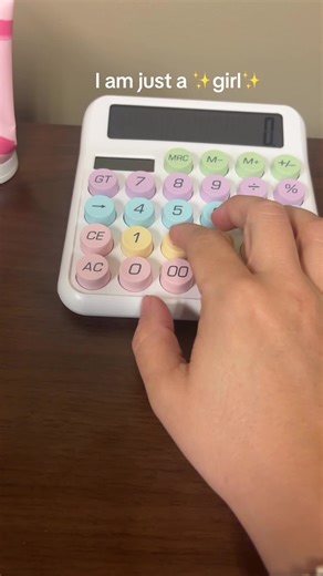 🩷✨ This cute pastel calculator is giving corporate girlie energy — because who says spreadsheets can’t be aesthetic? Perfect for your desk, office, or study setup 💼 Linked here! #OfficeAesthetic #PastelCalculator #WorkDeskEssentials #corporatelife #tiktokshopcreatorpicks