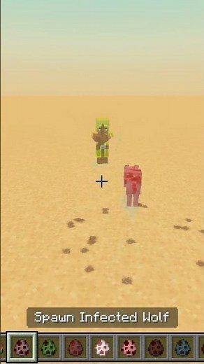 Villager archer vs wolf infected!! Amazing fight mod mobs in minecraft#minecraft