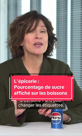 Une téléspectatrice a constaté que, sur une mini-canette de #Pepsi, le pourcentage de la #valeur quotidienne pour le #sucre n'était pas le même que sur son #emballage de carton. Quelle information dit vrai? #Lépicerie #RadioCanada