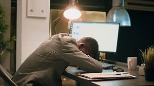 Drowsy African American Computer Operator Asleep Stock Footage Video (100% Royalty-free) 1106690709 | Shutterstock