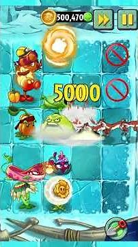 PvZ 2 - Four Cell Attack - Pyre Vine Plants & Other Plant Teams Vs 40 Animal Zombies #shorts