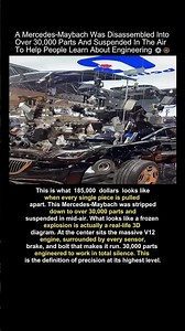 How Mercedes Built the World's Most Complex Engine #engineering #luxury #shorts