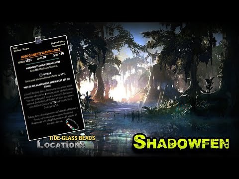 ESO Harpooners Wading Kilt Lead, Tide Glass Bead Shadowfen
