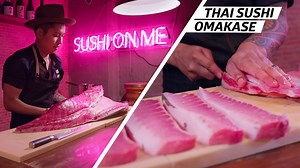 100K views · 1.2K reactions | Chef Atip Tangjantuk created the only Thai omakase in NYC, serving dishes like smoked salmon in tamarind sauce and anago panang curry | Eater | Facebook