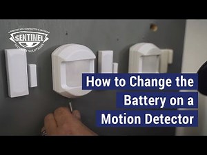 Motion | How to Change a Battery on a Wireless Motion Detector - 2gig 345