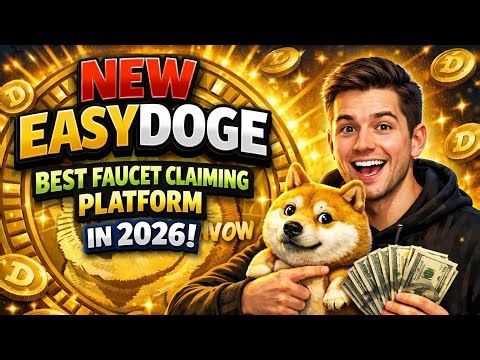 New EasyDoge Io Best Faucet Claiming platform in 2026 - Claim Doge Coin
