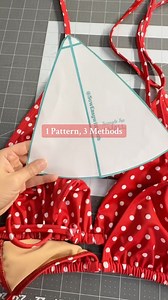 10K views · 354 reactions | Whether you have 2 or 3 sewing machines you can achieve different top styles with just 1 pattern. I’ll teach you all 3! BONUS: free pattern download included. Subscribe on Instagram to start learning 瑱#learntosew #sewing #swimwear #sewinglove | Sew Easy With Idith | Facebook