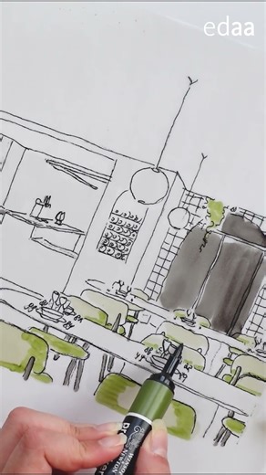 TUTO 🎨 Mise en couleur d'un croquis au Promarker