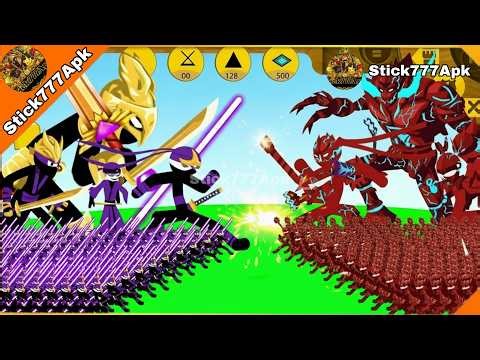 STICKMAN SHADOWRATH VAMP VS SHADOWRATH LEADER SHADE, FINAL BOSS | Stick War Legacy | Stick777Apk