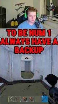 RUST : Oilrats You ALWAYS Need a Backup #rust #rustpvp