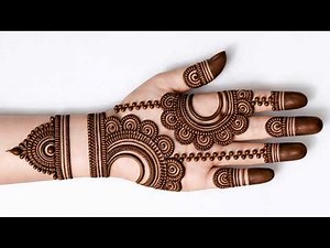 Stylish easy full hand mehndi design | front hand mehndi design | arabic mehndi | mehandi design new