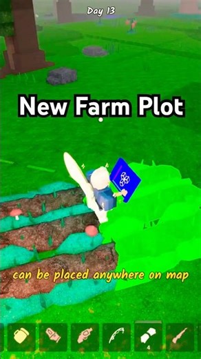 New Farm Plot 🌽#99nightsintheforest #99nights #roblox