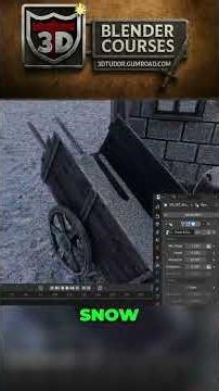 ❄️ FREE Snow + Ice Geo Nodes Pack