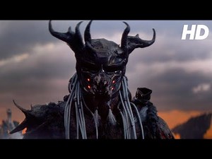 Predator: Badlands - Kwei vs. Njohrr Fight Scene (Kwei Death) HD