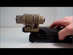 Novatac SPL-120 SPA Defense weapon light kit mounted on Magpul Scout bracket