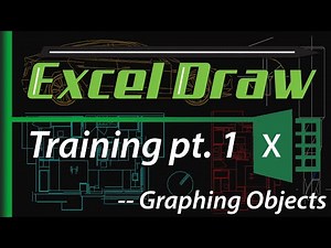 Excel Draw v6.2 Training Video 1 - Creating Objects in Excel Draw
